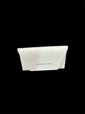 MICHAEL KORS Sunglass Case White Snap